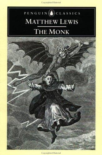 The Monk Matthew Gregory Lewis Book Cover