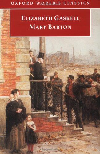 Mary Barton Elizabeth Cleghorn Gaskell Book Cover