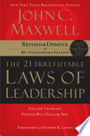 21 Irrefutable Laws of Leadership John C. Maxwell Book Cover