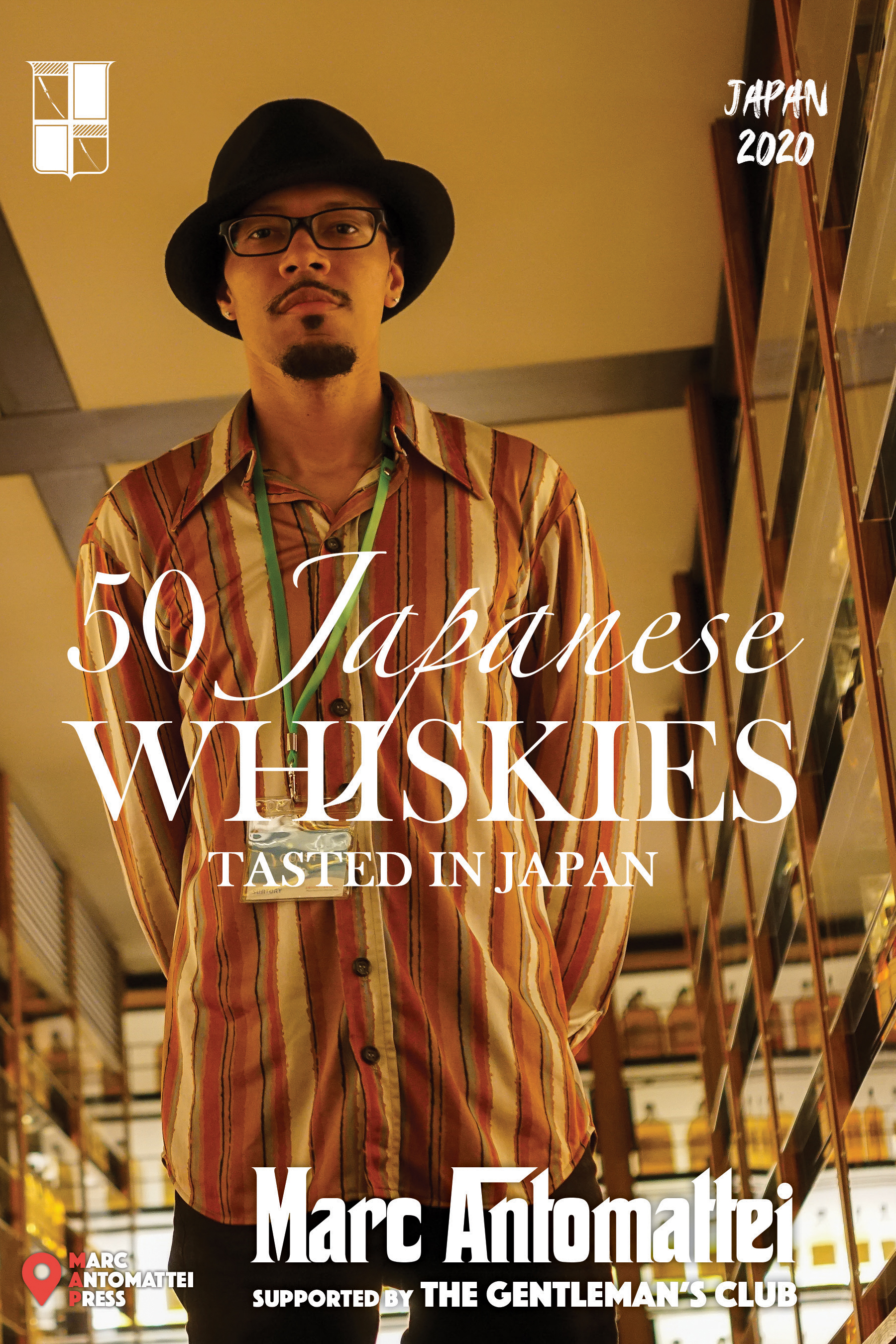 50 Japanese Whiskies (Paperback) Marc Antomattei Book Cover
