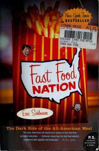 Fast Food Nation Eric Schlosser Book Cover