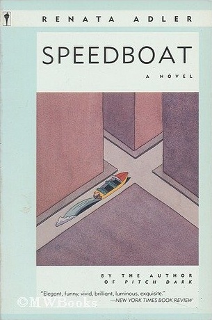 Speedboat Renata Adler Book Cover
