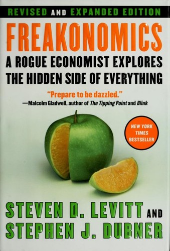 Freakonomics Steven D. Levitt Book Cover