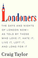 Londoners Craig Taylor Book Cover