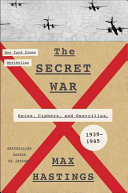 The Secret War Max Hastings Book Cover