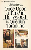 Once Upon a Time in Hollywood Quentin Tarantino Book Cover