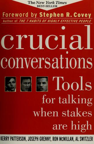 Crucial Conversations Kerry Patterson Book Cover