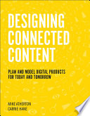 Designing Connected Content Carrie Hane Book Cover