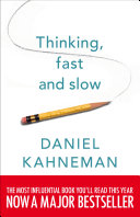 Thinking, Fast and Slow Daniel Kahneman Book Cover