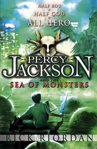 Percy Jackson and the Sea of Monsters Rick Riordan Book Cover