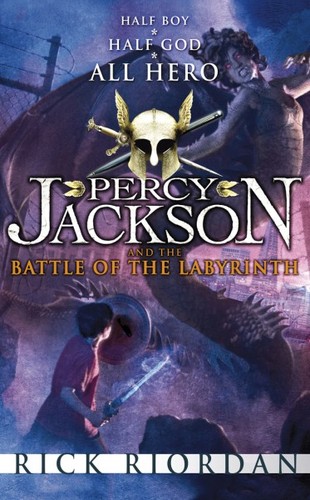 Percy Jackson and the Battle of the Labyrinth Rick Riordan Book Cover