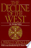 The Decline of the West Oswald Spengler Book Cover