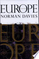 Europe Norman Davies Book Cover