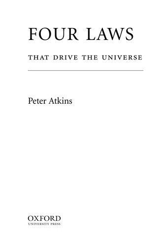Four Laws That Drive the Universe P. W. Atkins Book Cover
