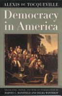Democracy in America Alexis de Tocqueville Book Cover