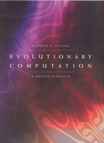 Evolutionary Computation Kenneth A. De Jong Book Cover