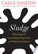 Sludge Cass R. Sunstein Book Cover