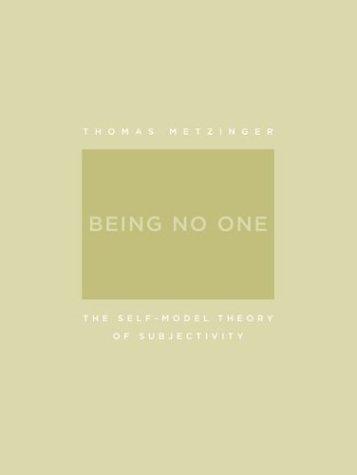Being No One Thomas Metzinger Book Cover