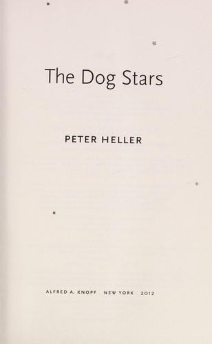 The Dog Stars Peter Heller Book Cover