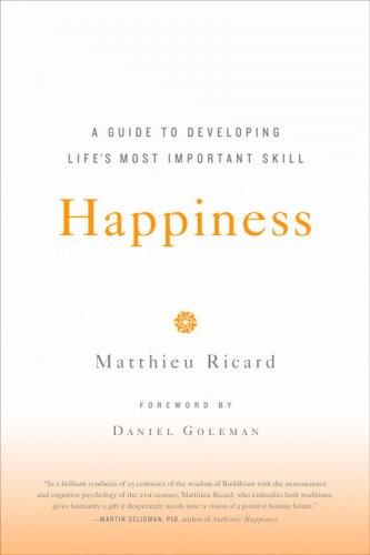 Happiness Matthieu Ricard Book Cover