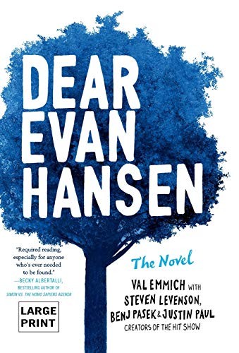 Dear Evan Hansen Val Emmich Book Cover