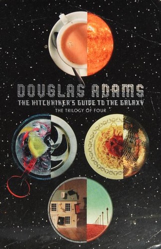 The Hitchhiker's Guide to the Galaxy Douglas Adams Book Cover