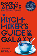 Hitchhiker's Guide to the Galaxy Douglas Adams Book Cover