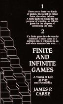 Finite and Infinite Games James P. Carse Book Cover