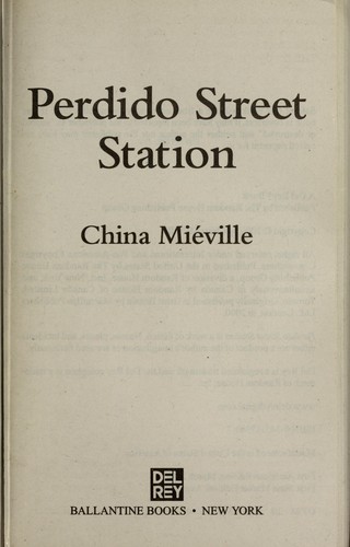 Perdido Street Station China Miéville Book Cover