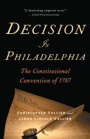 Decision in Philadelphia Christopher Collier Book Cover
