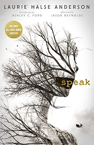 Speak 20th Anniversary Edition Laurie Halse Anderson Book Cover