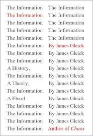The Information James Gleick Book Cover