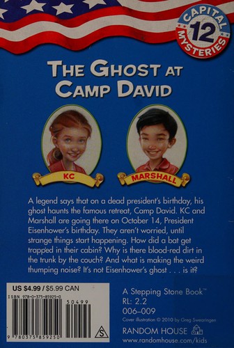 The Ghost at Camp David Ron Roy Book Cover