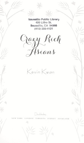 Crazy Rich Asians Kevin Kwan Book Cover