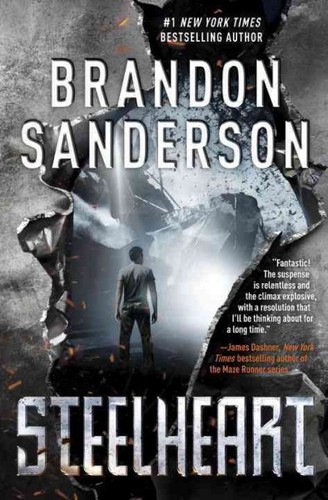 Steelheart Brandon Sanderson Book Cover