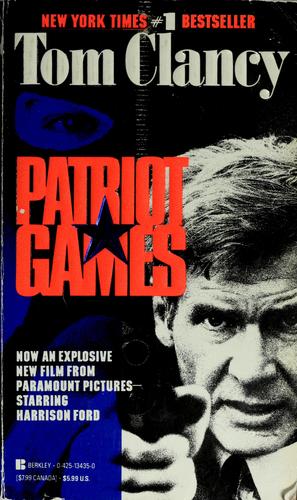 Patriot Games Tom Clancy Book Cover