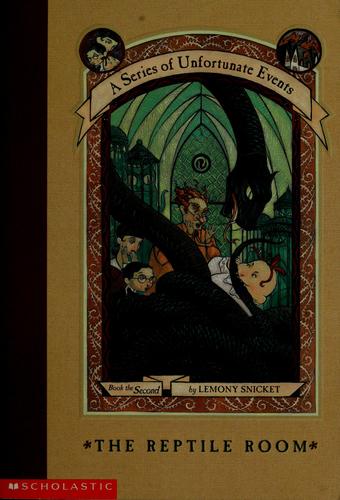 The Reptile Room (A Series of Unfortunate Events #2) Lemony Snicket Book Cover