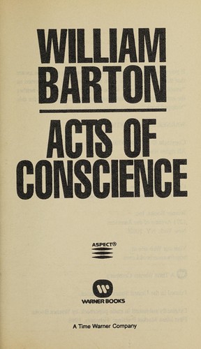 Acts of Conscience Barton, William Book Cover