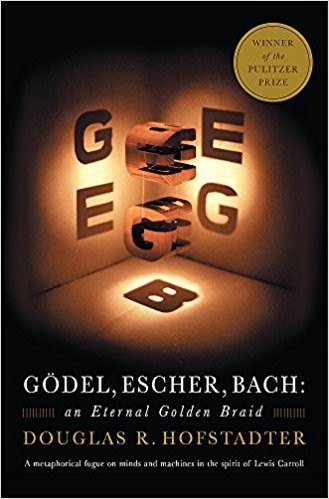 Gödel, Escher, Bach : an Eternal Golden Braid Douglas R. Hofstadter Book Cover