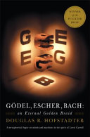 Godel, Escher, Bach Douglas R. Hofstadter Book Cover