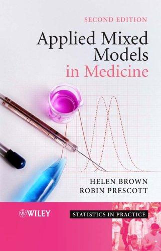 Applied Mixed Models in Medicine (Statistics in Practice) Helen Brown Book Cover