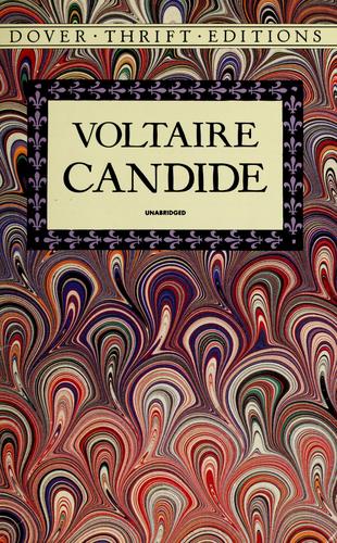 Candide Voltaire Book Cover