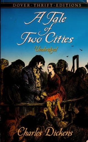A Tale of Two Cities Charles Dickens Book Cover
