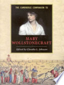 The Cambridge Companion to Mary Wollstonecraft Claudia L. Johnson Book Cover
