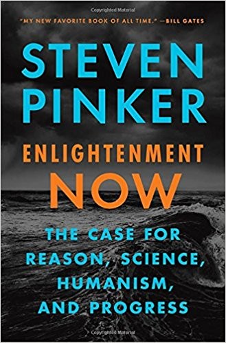 Enlightenment Now Steven Pinker Book Cover