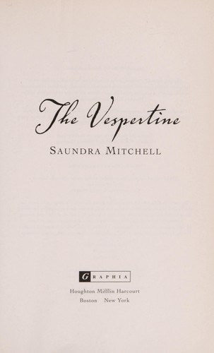 The Vespertine Saundra Mitchell Book Cover