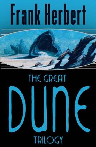 The Great Dune Trilogy Frank Herbert Book Cover