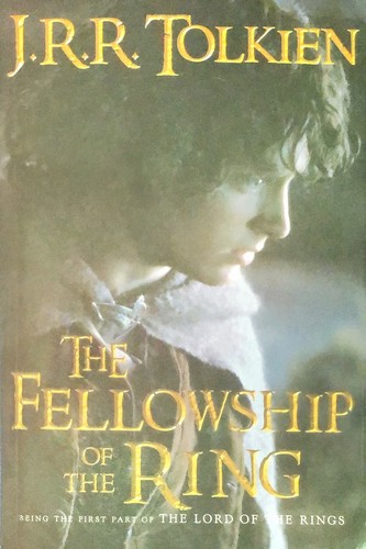 The Fellowship of the Ring J.R.R. Tolkien Book Cover