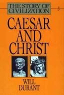 Caesar and Christ (The Story of Civilization III) Will Durant Book Cover