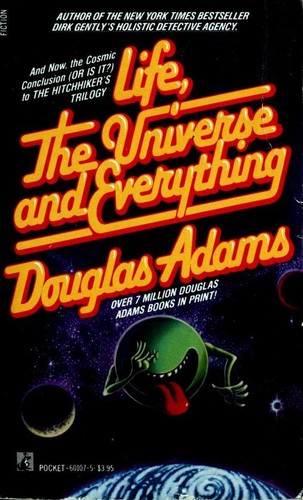 Life, the Universe and Everything Douglas Adams Book Cover